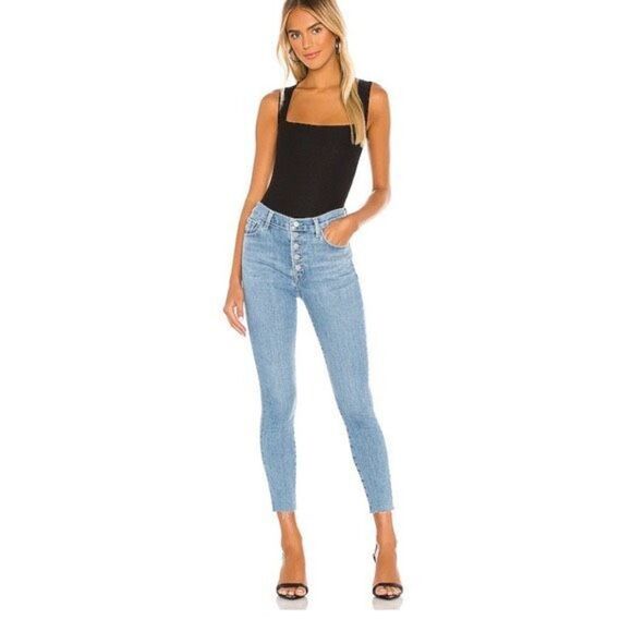 ✨J Brand Lillie High Rise Crop Skinny in Cloudy✨ - Picture 1 of 9